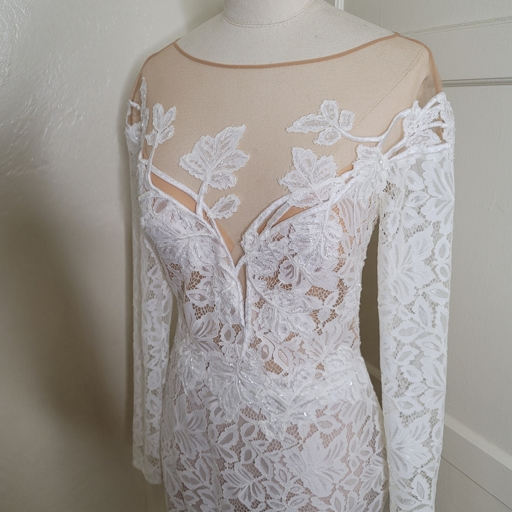 Tarik Ediz wedding dress NWT 93672 - Picture 9 of 14